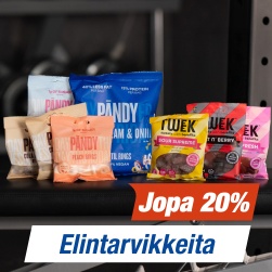 Elintarvikkeita jopa 20 %